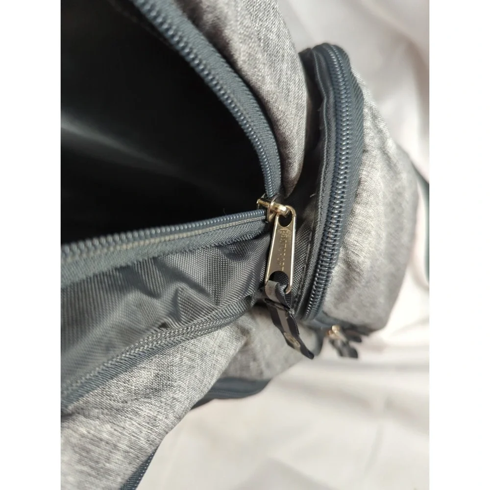 Eastsport Expandable Backpack Unisex Gray And Black